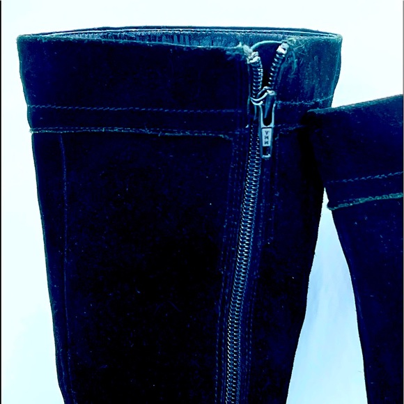 ANNE KLEIN SUEDE LEATHER BOOTS. - Picture 5 of 17